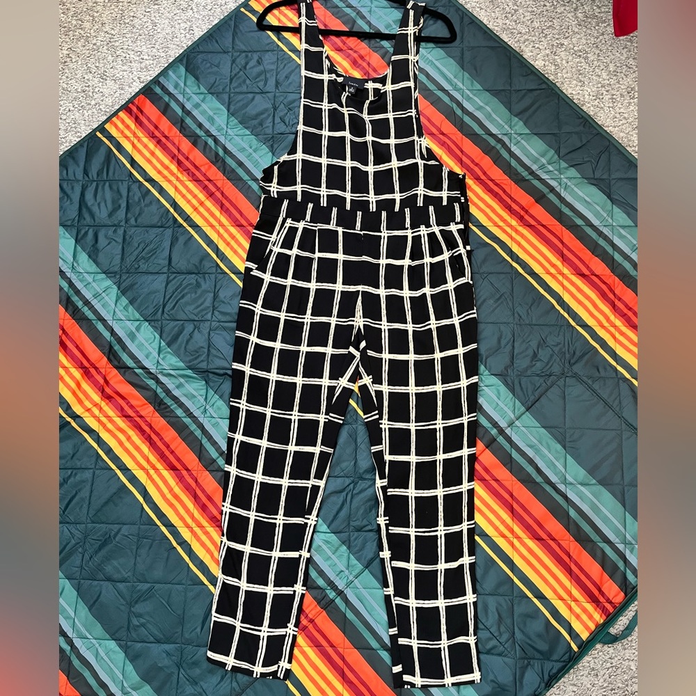 Plaid jumpsuit